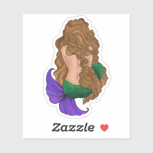 Mermaid Sticker (Vel)