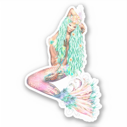 Mermaid Sticker (Voorkant)