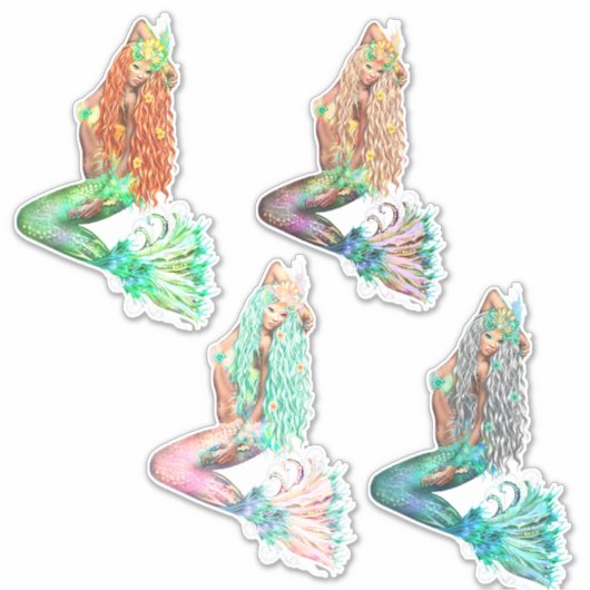 Mermaid Sticker (Voorkant)