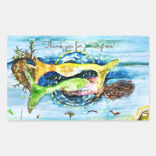 Mermaid sticker (Voorkant)