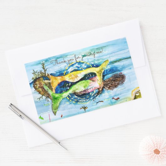 Mermaid sticker (Envelop)