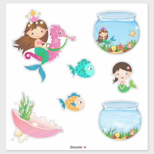 Mermaid Sticker (Vel)