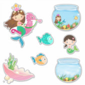 Mermaid Sticker (Voorkant)