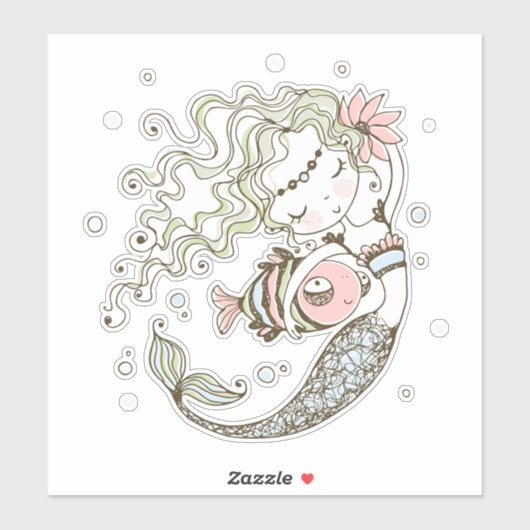 Mermaid Sticker (Vel)