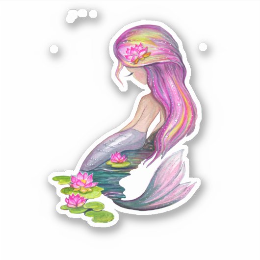 Mermaid Sticker (Voorkant)