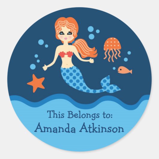 Mermaid Sticker (Voorkant)