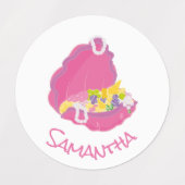 Mermaid sticker Labels (Design 2)