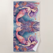Mermaid Strandlaken (Voorkant)