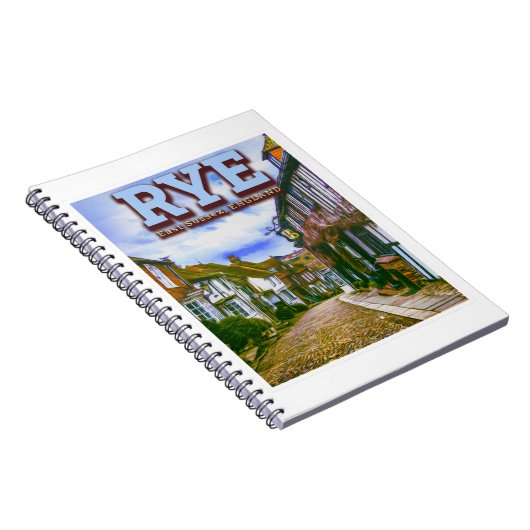 MERMAID STREET - RYE - EAST SUSSEX ENGLAND VK NOTITIEBOEK (Rechterzijde)