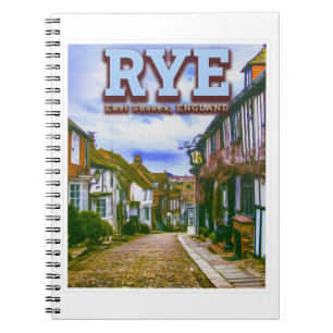MERMAID STREET - RYE - EAST SUSSEX ENGLAND VK NOTITIEBOEK