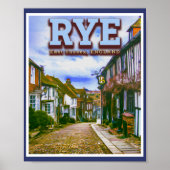 MERMAID STREET - RYE - EAST SUSSEX ENGLAND VK POSTER (Voorkant)