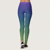 Mermaid Style ~ Blue & Green Leggings (Achterkant)