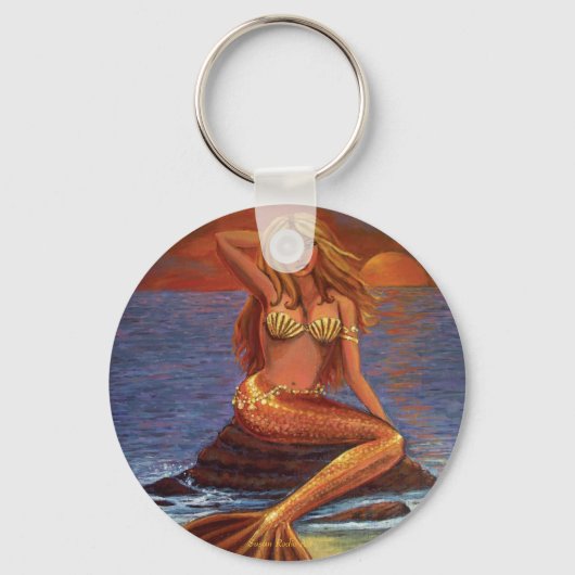 Mermaid Sunset Sleutelhanger (Voorkant)