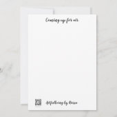 Mermaid Surface Bedankkaart (Achterkant)