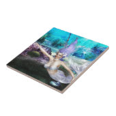 Mermaid Swimming Tegeltje (Zijkant)