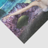 Mermaid Swimming Tissuepapier (Detail)