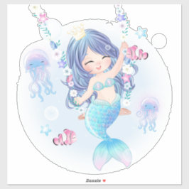 Mermaid Swinging Sticker