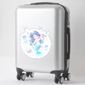 Mermaid Swinging Sticker (Koffer)