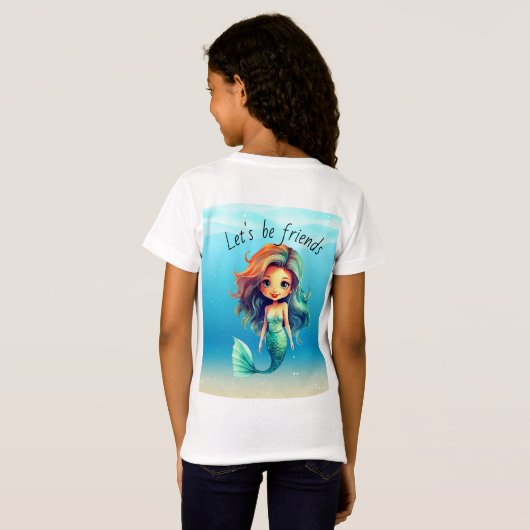 Mermaid T-shirt (Achterkant volledig)