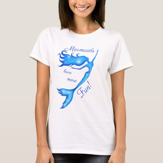 Mermaid T-shirt Aanpassen (Voorkant)