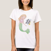 Mermaid T-shirt Mermaid Girl Fish Art Ocean Lover (Voorkant)