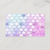 Mermaid Tail Baby shower Boek Aanvraag Informatiekaartje (Achterkant)