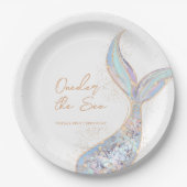 Mermaid Tail Birthday Papieren Bordje (Voorkant)