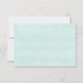 Mermaid Tail Birthday Party Bedankkaart (Achterkant)