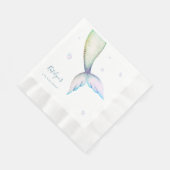 Mermaid Tail Birthday Party Servet (Hoek)