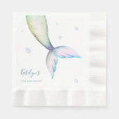 Mermaid Tail Birthday Party Servet (Voorkant)