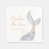 Mermaid Tail Birthday Servet (Voorkant)