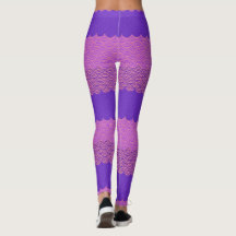 Mermaid Tail-Leggings - Roze en Paars