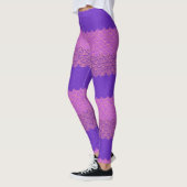 Mermaid Tail-Leggings - Roze en Paars Leggings (Links)