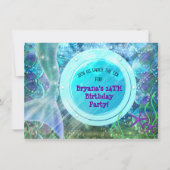 Mermaid Tail Magic onder de Birthday-Zee Kaart (Voorkant)