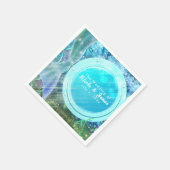 Mermaid Tail Magic onder de Birthday-Zee Servetten (Hoek)