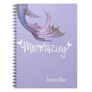 Mermaid Tail Mermazing Personalized Notitieboek