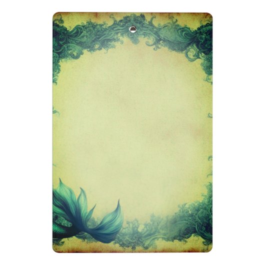 Mermaid Tail Mini Klembord (Achterkant)