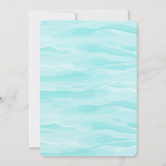 Mermaid Tail onder de uitnodiging tot vrijdag van  (Achterkant)