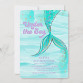 Mermaid Tail onder de uitnodiging tot vrijdag van  (Voorkant)