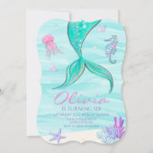 Mermaid Tail onder de uitnodiging tot vrijdag van  (Voorkant)