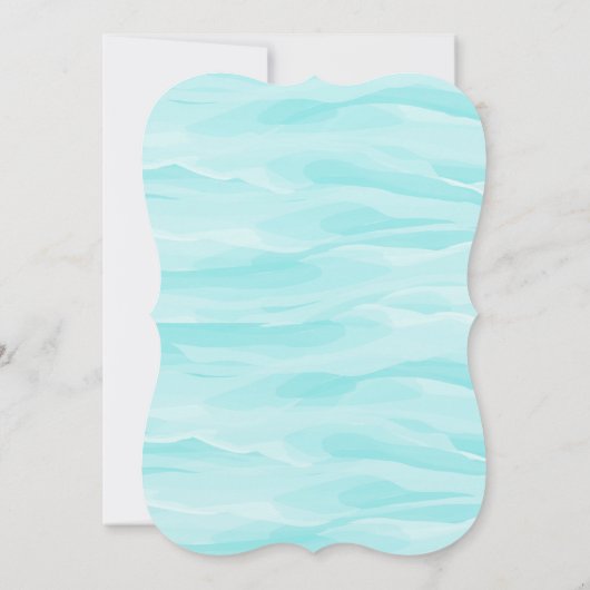 Mermaid Tail onder de uitnodiging tot vrijdag van  (Achterkant)