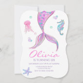 Mermaid Tail onder de uitnodiging tot vrijdag van  (Voorkant)