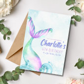 Mermaid Tail onder de uitnodiging tot vrijdag van 