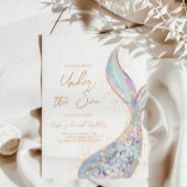 Mermaid Tail onder de uitnodiging tot vrijdag van 