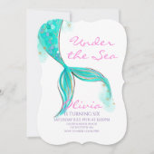 Mermaid Tail onder de uitnodiging tot vrijdag van  (Voorkant)