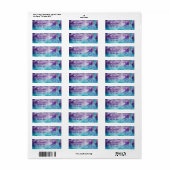 Mermaid Tail Onder de Zee Feest Adreslabels Etiket (Full Sheet)