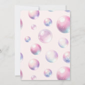 Mermaid Tail onder het Zee Girl Birthday Kaart (Achterkant)