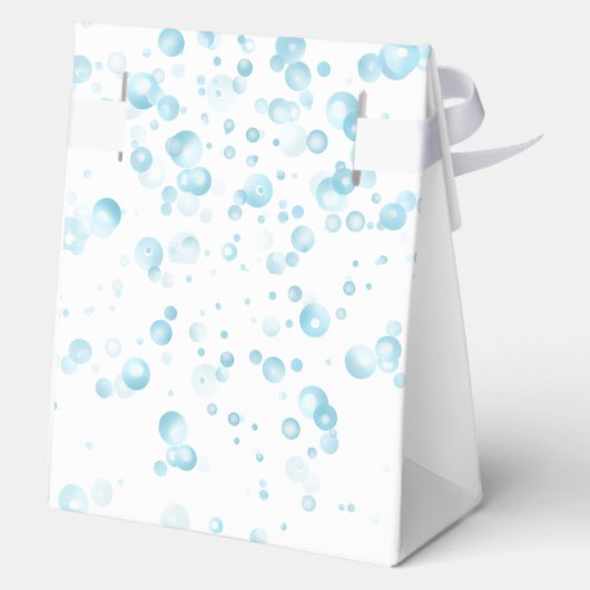 Mermaid Tail onder het Zee van Birthday Bedankdoosjes (Achterkant)