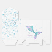 Mermaid Tail onder het Zee van Birthday Bedankdoosjes (Ongevouwen)