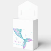 Mermaid Tail onder het Zee van Birthday Bedankdoosjes (Open)